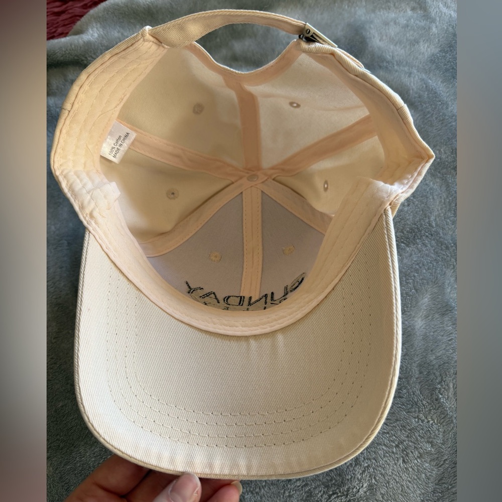 Sunday Riley Cream Baseball Cap - Picture 4 of 4